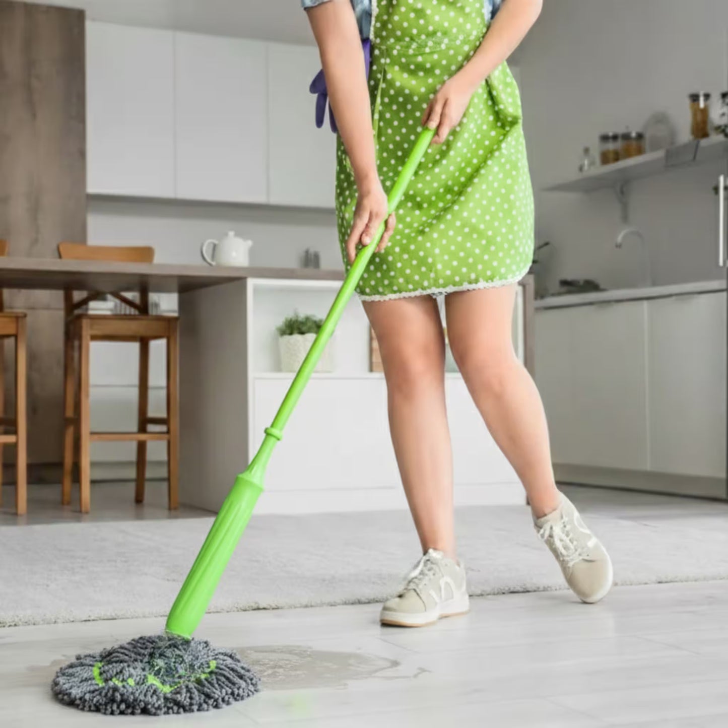 CleaningMop™ Fregona Autoescurrible de Bambú