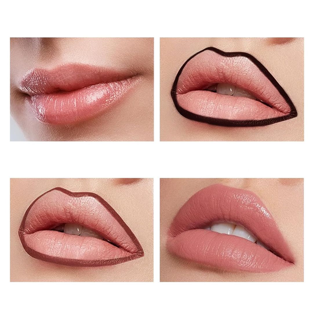 PeelKiss™ – Set 4 Colores Delineador de Labios de Larga Duración | Labios Perfectos Todo el Día, Sin Retoques 🎁 ¡En Oferta Hoy!