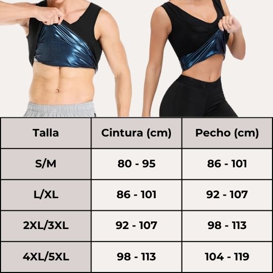 Reduce y Moldea tu Figura 💃🏽 Franelilla Térmica tipo Sauna