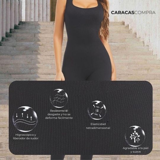 Embellece tu figura con la elegancia que mereces 🌸 Enterizo moldeador deportivo y casual