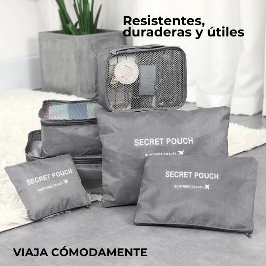 Lleva Más en Menos Espacio 🧳 Bolsos Organizador de Viajes