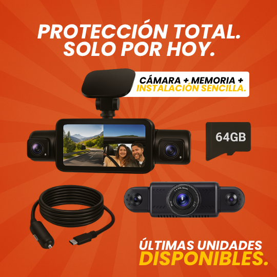 Cámara de seguridad total  para tu auto