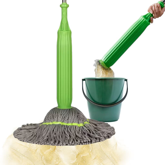 CleaningMop™ Fregona Autoescurrible de Bambú
