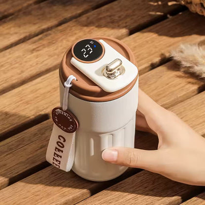 SmartCup™ Termo Digital Inteligente Mantén Tu Bebida a la Temperatura Perfecta Todo el Día