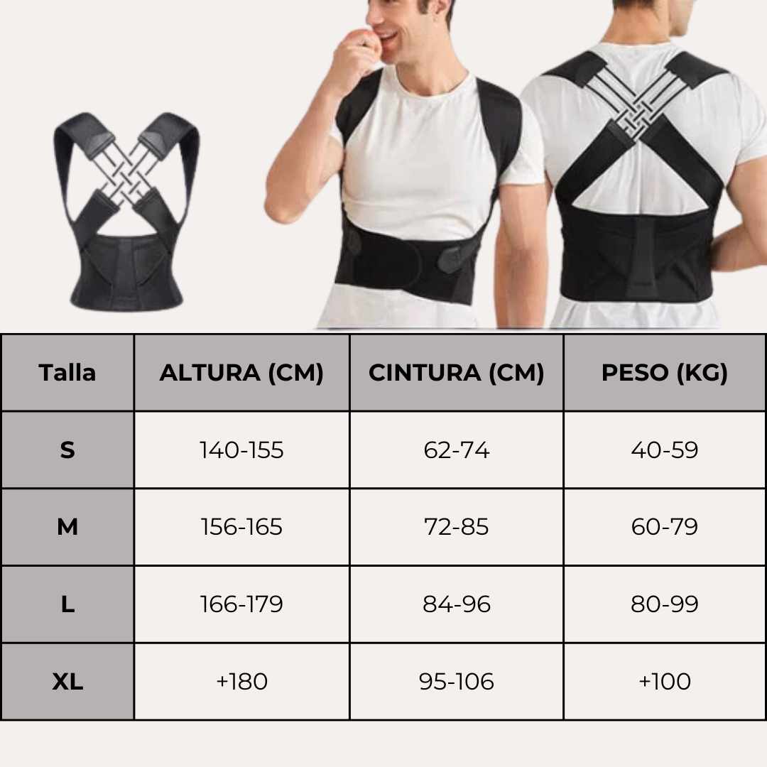 Mejora la Posición de Espalda y Hombros 💆🏽‍♂️ Corrector de Postura